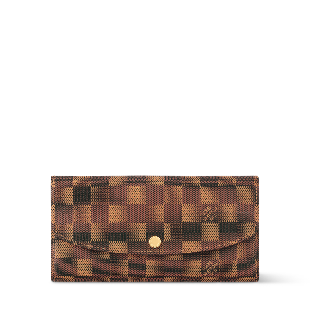 Emilie Wallet Damier Ebene Canvas - Wallets and Small Leather